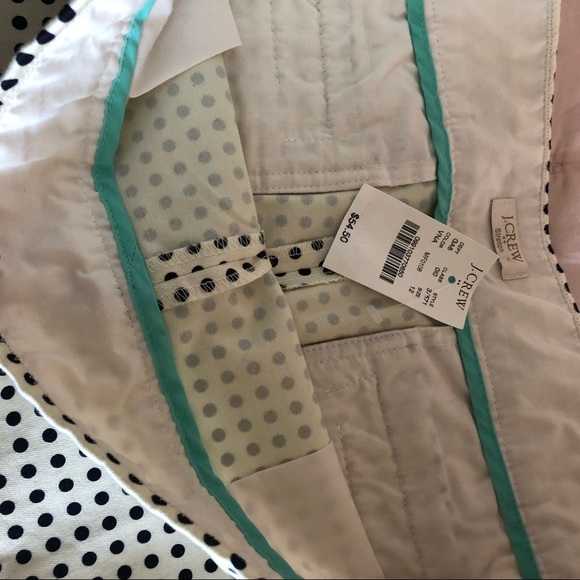 J. Crew Factory Polka Dot Shorts Size 12 NWT - Picture 4 of 4